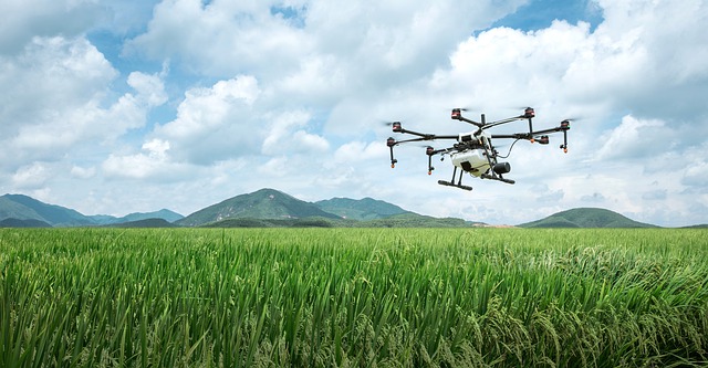 Drones used for agricultural practices